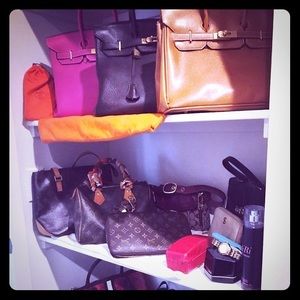Just a lil purse porn from apart of my closet :)